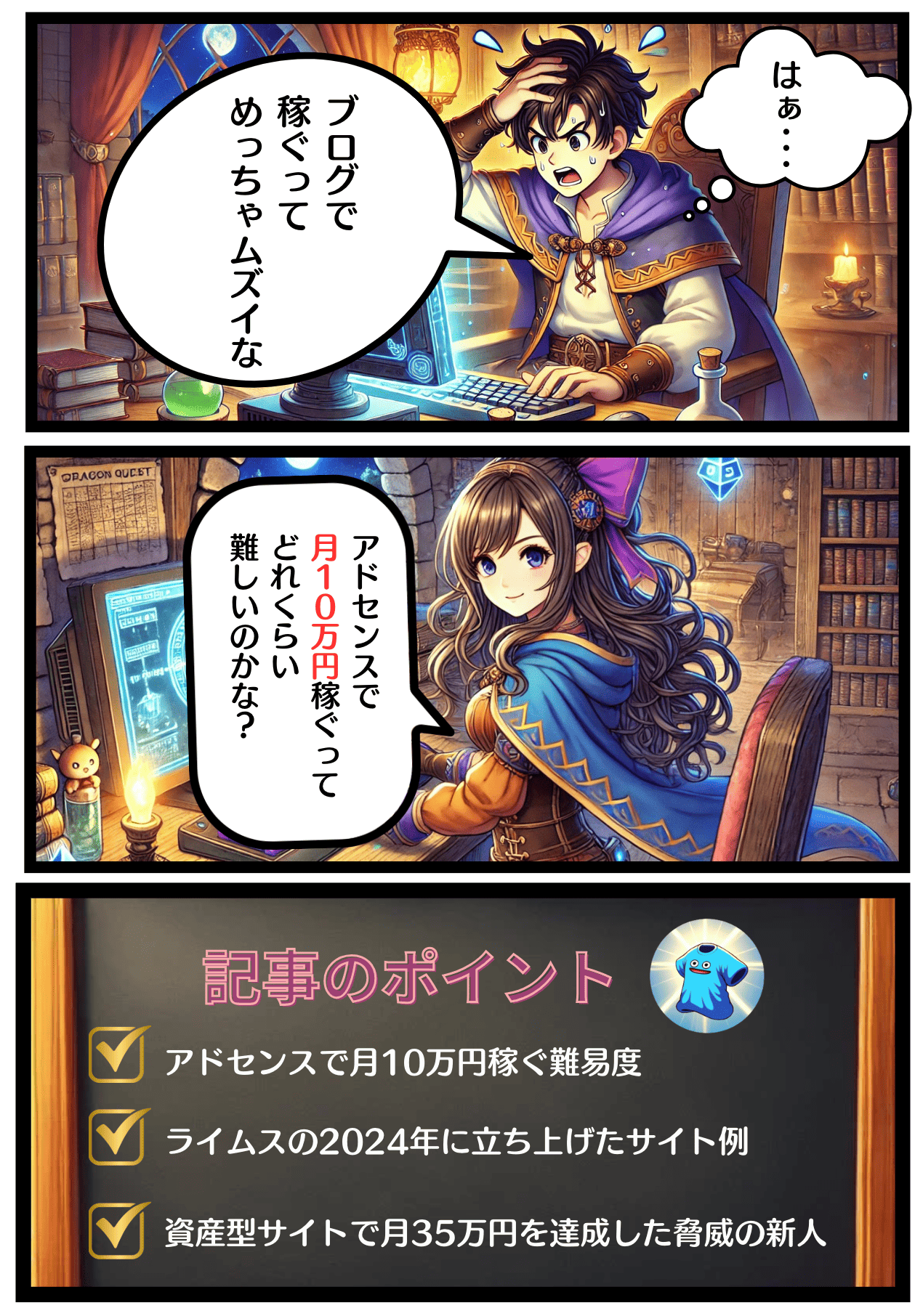 冒頭の漫画