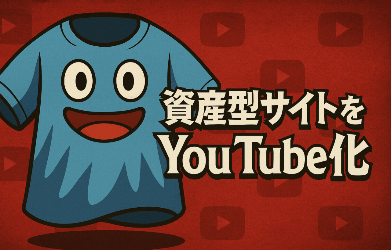 資産型サイトとYouTubeは相性抜群！資産型サイトをYouTube化し「収益最大化」させる方法